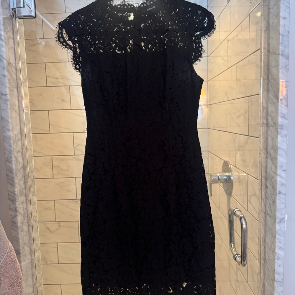 Elegant Black Lace Dress